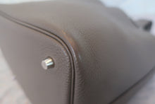 Load image into Gallery viewer, HERMES PICOTIN LOCK MM Clemence leather Etain A Engraving Hand bag 418000