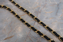 Load image into Gallery viewer, CHANEL 2.55 Matelasse chain shoulder bag Lambskin Black/Gold hadware Shoulder bag 700080153