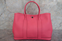 將圖片載入圖庫檢視器 HERMES/エルメス ガーデンパーティTPM ヴォーエプソン ローズアザレ A刻印 トートバッグ 700090219