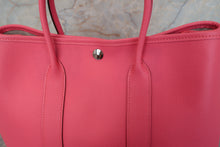 將圖片載入圖庫檢視器 HERMES/エルメス ガーデンパーティTPM ヴォーエプソン ローズアザレ A刻印 トートバッグ 700090219