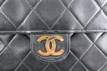 將圖片載入圖庫檢視器 CHANEL/シャネル マトラッセプッシュロックチェーンショルダーバッグ ラムスキン ブラック/ゴールド金具 ショルダーバッグ 800090139