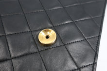 將圖片載入圖庫檢視器 CHANEL/シャネル マトラッセプッシュロックチェーンショルダーバッグ ラムスキン ブラック/ゴールド金具 ショルダーバッグ 800090139