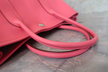 將圖片載入圖庫檢視器 HERMES/エルメス ガーデンパーティTPM ヴォーエプソン ローズアザレ A刻印 トートバッグ 700090219