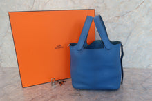 Load image into Gallery viewer, HERMES PICOTIN LOCK PM Clemence leather Mykonos D Engraving Hand bag700120119