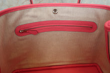 將圖片載入圖庫檢視器 HERMES/エルメス ガーデンパーティTPM ヴォーエプソン ローズアザレ A刻印 トートバッグ 700090219