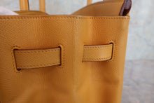 将图片加载到图库查看器,HERMES BIRKIN 35 Graine Couchevel leather Jaune □D刻印 Hand bag 800070068