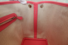 將圖片載入圖庫檢視器 HERMES/エルメス ガーデンパーティTPM ヴォーエプソン ローズアザレ A刻印 トートバッグ 700090219