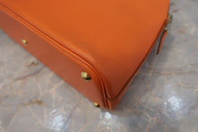 将图片加载到图库查看器,HERMES/BOLIDE 27 Gulliver leather Orange 〇X刻印 Shoulder bag 800030091