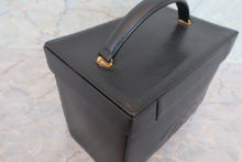Load image into Gallery viewer, CHANEL CC mark 2WAY Vanity Caviar skin Black/Gold hadware Vanity 700080166