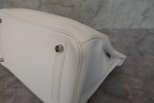 Load image into Gallery viewer, HERMES BIRKIN 30 Clemence leather White □I Engraving Hand bag 700090237