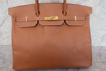 画像をギャラリービューアに読み込む, HERMES/エルメス バーキン40 クシュベル ゴールド □B刻印 ハンドバッグ 700110030