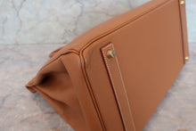 画像をギャラリービューアに読み込む, HERMES/エルメス バーキン40 クシュベル ゴールド □B刻印 ハンドバッグ 700110030