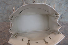 Load image into Gallery viewer, HERMES BIRKIN 30 Clemence leather White □I Engraving Hand bag 700090237