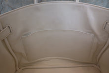 Load image into Gallery viewer, HERMES BIRKIN 30 Clemence leather White □I Engraving Hand bag 700090237