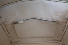 Load image into Gallery viewer, HERMES BIRKIN 30 Clemence leather White □I Engraving Hand bag 700090237