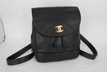 將圖片載入圖庫檢視器 CHANEL/シャネル マトラッセチェーンリュック キャビアスキン ブラック/ゴールド金具 リュック 800090212