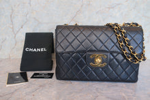 画像をギャラリービューアに読み込む, CHANEL/シャネル 中マトラッセシングルフラップチェーンショルダーバッグ ラムスキン ブラック/ゴールド金具 ショルダーバッグ 800010130