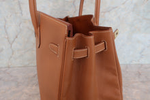 画像をギャラリービューアに読み込む, HERMES/エルメス バーキン40 クシュベル ゴールド □B刻印 ハンドバッグ 700110030