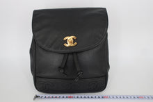 將圖片載入圖庫檢視器 CHANEL/シャネル マトラッセチェーンリュック キャビアスキン ブラック/ゴールド金具 リュック 800090212