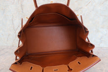 画像をギャラリービューアに読み込む, HERMES/エルメス バーキン40 クシュベル ゴールド □B刻印 ハンドバッグ 700110030