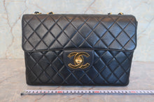 画像をギャラリービューアに読み込む, CHANEL/シャネル 中マトラッセシングルフラップチェーンショルダーバッグ ラムスキン ブラック/ゴールド金具 ショルダーバッグ 800010130