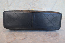 画像をギャラリービューアに読み込む, CHANEL/シャネル 中マトラッセシングルフラップチェーンショルダーバッグ ラムスキン ブラック/ゴールド金具 ショルダーバッグ 800010130