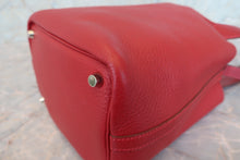 Load image into Gallery viewer, HERMES PICOTIN PM Clemence leather Rouge garance Hand bag 700090191