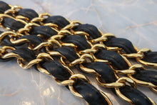 画像をギャラリービューアに読み込む, CHANEL/シャネル 中マトラッセシングルフラップチェーンショルダーバッグ ラムスキン ブラック/ゴールド金具 ショルダーバッグ 800010130