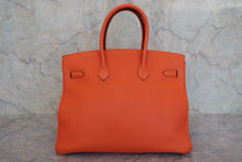 画像をギャラリービューアに読み込む, HERMES/エルメス バーキン35 トリヨンクレマンス オレンジポピー □R刻印 ハンドバッグ 800040055