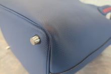 Load image into Gallery viewer, HERMES PICOTIN LOCK PM Tressage Epsom leather Blue brighton/Capucine/Blue saphir C Engraving Hand bag 700120132