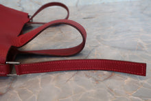 Load image into Gallery viewer, HERMES PICOTIN PM Clemence leather Rouge garance Hand bag 700090191