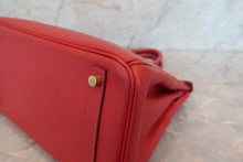 画像をギャラリービューアに読み込む, HERMES/エルメス バーキン30 アルデンヌ ルージュヴィフ □E刻印 ハンドバッグ 700110025