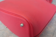 将图片加载到图库查看器,HERMES PICOTIN LOCK MM Clemence leather Rose extreme D刻印 Hand bag 800070061