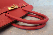 画像をギャラリービューアに読み込む, HERMES/エルメス バーキン30 アルデンヌ ルージュヴィフ □E刻印 ハンドバッグ 700110025