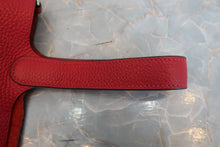 Load image into Gallery viewer, HERMES PICOTIN LOCK PM Clemence leather Rouge casaque A Engraving  Hand bag 700050026