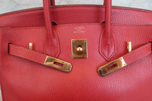 画像をギャラリービューアに読み込む, HERMES/エルメス バーキン30 アルデンヌ ルージュヴィフ □E刻印 ハンドバッグ 700110025