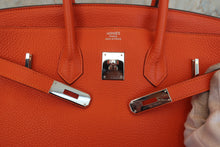 画像をギャラリービューアに読み込む, HERMES/エルメス バーキン35 トリヨンクレマンス オレンジポピー □R刻印 ハンドバッグ 800040055