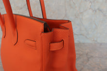画像をギャラリービューアに読み込む, HERMES/エルメス バーキン35 トリヨンクレマンス オレンジポピー □R刻印 ハンドバッグ 800040055