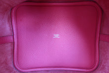 将图片加载到图库查看器,HERMES PICOTIN LOCK MM Clemence leather Rose extreme D刻印 Hand bag 800070061