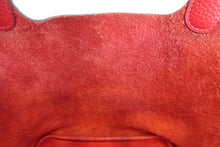 Load image into Gallery viewer, HERMES PICOTIN LOCK PM Clemence leather Rouge casaque A Engraving  Hand bag 700050026