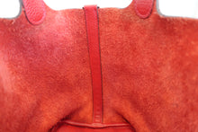 Load image into Gallery viewer, HERMES PICOTIN LOCK PM Clemence leather Rouge casaque A Engraving  Hand bag 700050026