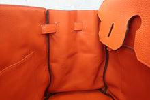 画像をギャラリービューアに読み込む, HERMES/エルメス バーキン35 トリヨンクレマンス オレンジポピー □R刻印 ハンドバッグ 800040055
