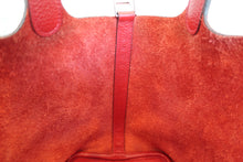 Load image into Gallery viewer, HERMES PICOTIN LOCK PM Clemence leather Rouge casaque A Engraving  Hand bag 700050026