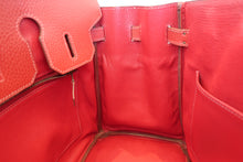 画像をギャラリービューアに読み込む, HERMES/エルメス バーキン30 アルデンヌ ルージュヴィフ □E刻印 ハンドバッグ 700110025