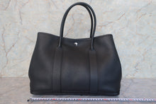 Load image into Gallery viewer, HERMES GARDEN PARTY PM Negonda leather Black □R Engraving Tote bag 700120107