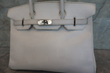 画像をギャラリービューアに読み込む, HERMES/エルメス バーキン30 ヴォーグレネ ホワイト □C刻印 ハンドバッグ 700070140
