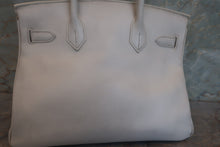 画像をギャラリービューアに読み込む, HERMES/エルメス バーキン30 ヴォーグレネ ホワイト □C刻印 ハンドバッグ 700070140