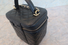 画像をギャラリービューアに読み込む, CHANEL/シャネル マトラッセバニティチェーンショルダーバッグ キャビアスキン ブラック/ゴールド金具 ショルダーバッグ 800010133