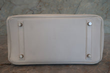 画像をギャラリービューアに読み込む, HERMES/エルメス バーキン30 ヴォーグレネ ホワイト □C刻印 ハンドバッグ 700070140