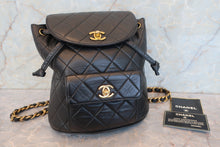画像をギャラリービューアに読み込む, CHANEL/シャネル マトラッセチェーンリュック ラムスキン ブラック/ゴールド金具 リュック 700110012